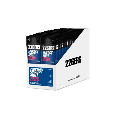 BOX ENERGY SHOT 226ers - z beta alaniną, tauryną, tyrozyną i AAKG, bez kofeiny, płyn 60ml o smaku cytryn 24 sztuki